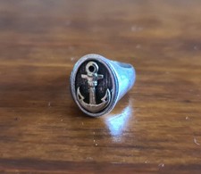 Anello rana argento usato  Italia