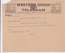 Western union telegram for sale  HOVE