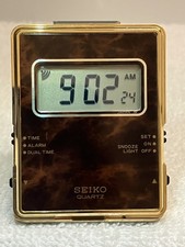 Antigo Seiko Quartzo Digital Alarme de Viagem EK 202B Dual Time Nova Bateria Azul comprar usado Antigo Seiko Quartzo Digital Alarme de Viagem EK 202B Dual Time Nova Bateria Azul comprar usado  Enviando para Brazil