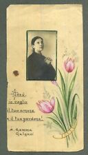 Santino holy card usato  Vezza d'Alba
