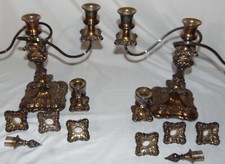 Silverplate candelabra bobeche for sale  Philadelphia