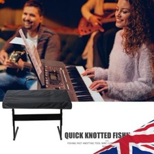 Capa para teclado de piano digital eletrônica 61/88 teclas à prova de poeira preta comprar usado  Enviando para Brazil