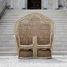 Double peacock chair for sale  UK