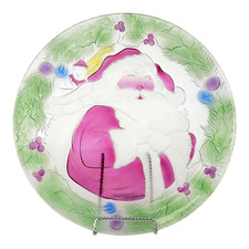 Santa plate christmas for sale  West Columbia