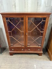 Glass fronted bookcase for sale  ASHFORD