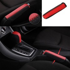 Tampa de guarnição de alavanca de freio de mão couro vermelho preto para Hyundai Elantra 2011-2016 1 peça comprar usado  Enviando para Brazil