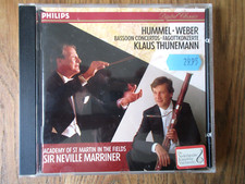 Weber etc - Bassoon Concs / Thunemann / Marriner / Philips 432 081-2 Ed1 No Ifpi comprar usado  Enviando para Brazil