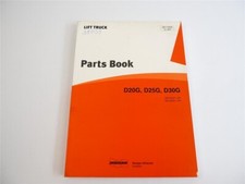 Doosan D 20 25 30 G Lift Truck Parts list book Ersatzteilliste 2007, usado comprar usado  Enviando para Brazil