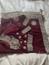 Heavy embroidered saree for sale  HOVE