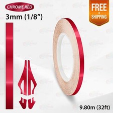 Chrome red 3mm for sale  COALVILLE