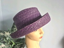 Hatbox purple straw for sale  SCUNTHORPE