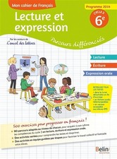 Cahier francais lecture d'occasion  France