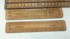 Two vintage rulers for sale  LEIGHTON BUZZARD