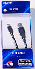 Cabo USB Original Oficial Sony 9 pés Playstation 3 PS3 - Caixa Aberta comprar usado  Enviando para Brazil