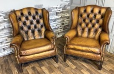 Pair antique leather for sale  MARCH