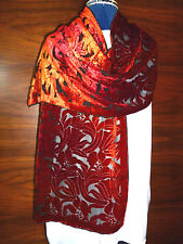 Velvet devore scarf for sale  LONDON