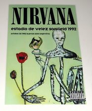 Pôster Nirvana 1992 Coca-Cola Festival Buenos Aires Dave Grohl Kurt Cobain comprar usado  Enviando para Brazil