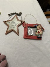 Holiday wood ornaments for sale  Richmond