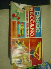 Vintage plastic meccano for sale  WIGSTON