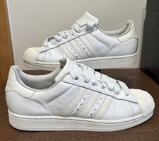 Tênis Adidas Superstar Foundation masculino tamanho 9.5 branco atlético para caminhada comprar usado  Enviando para Brazil