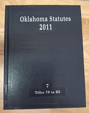 Oklahoma statutes book for sale  Marlow