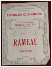 Menuets rameau piano d'occasion  Domont