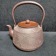 Chaleira de ferro padrão de pinho Sato Kiyomitsu comprar usado  Enviando para Brazil