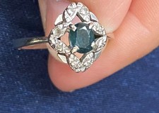 Bague fiançailles saphir d'occasion  Paris IX