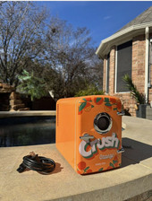 mini fridge orange for sale  Round Rock