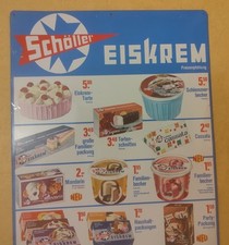 Blechschild schöller eiskarte gebraucht kaufen  Geislingen an der Steige