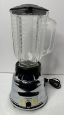 Usado, Antigo Osterizer Modelo 248 Colmeia Cromada 425 Watt Liquidificador Frasco de Vidro Limpo Testado comprar usado  Enviando para Brazil