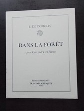 Partition coriolis foret d'occasion  Milly-sur-Thérain