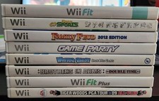 Lote de 8 jogos para Wii testados/ Tiger Woods, Winter Blast, Wii Fit, Brothers In Arm comprar usado  Enviando para Brazil