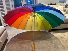 Rainbow golf umbrella for sale  LIPHOOK