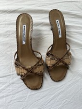 Manolo blahnik python for sale  TEDDINGTON