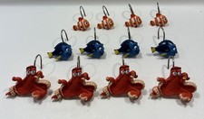 Conjunto de gancho cortina de chuveiro Disney Pixar Finding Nemo Dory pérola peixe pulando feijão, usado comprar usado  Enviando para Brazil
