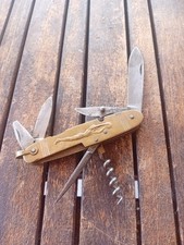 Couteau ancien laiton d'occasion  Renaison