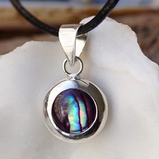 Silber kettenanhänger abalone gebraucht kaufen  Münster