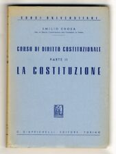 Corso diritto costituzionale. usato  Firenze