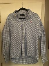 Camisa social Polo By Ralph Lauren manga longa xadrez listrada azul com botões tamanho G comprar usado  Enviando para Brazil