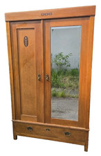 Jugendstil dielenschrank eiche gebraucht kaufen  Berlin
