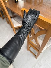 Faux leather black for sale  NOTTINGHAM