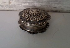 Silver pill box for sale  TELFORD