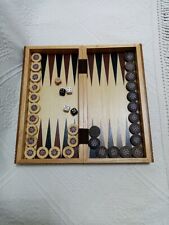 Backgammon holz handarbeit gebraucht kaufen  Augsburg