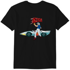 Camiseta unissex vintage clássica retrô anos 90 desenho animado anime Speed Racer Meteoro P-5XL, usado comprar usado  Enviando para Brazil