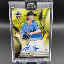 2025 Topps Chrome Preto - Adam Mazur Ouro Mini Diamante Auto /50 - Miami Marlins, usado comprar usado  Enviando para Brazil
