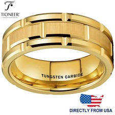 Tungsten carbide wedding for sale  Arcadia