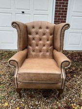 Chesterfield tan real for sale  CREWE
