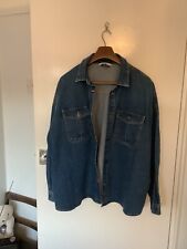 Blue denim shacket for sale  TELFORD