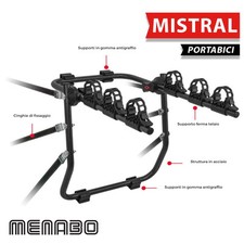 Portabici posteriore bike usato  Casalnuovo di Napoli